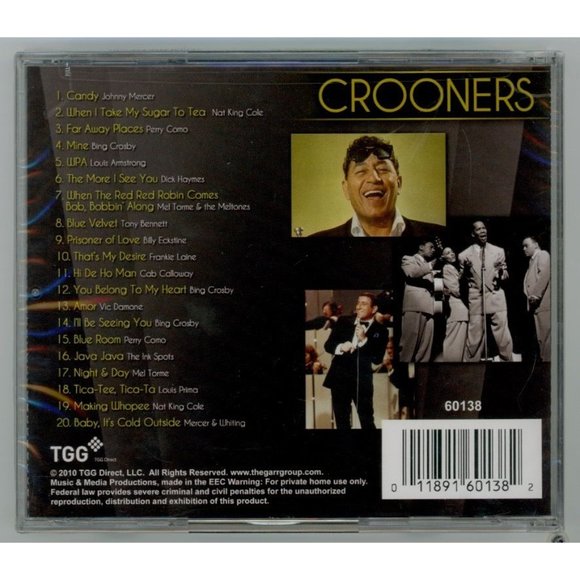 20 SONGS CROONERS CD, Magical Selection of Songs by the Greatest Crooners of Our - Picture 2 of 2